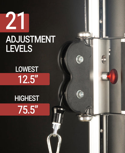 Functional Trainer With Dual 230 lb Weight Stacks