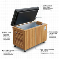 TimberChill Glacier Pro Cedar Cold Plunge — How It Works