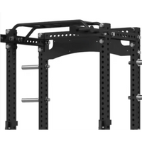 Power Rack Built to Support Heavy Lifting, Commercial Steel Frame, 450kg Capacity, Integrated Plate Storage