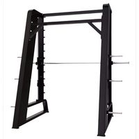 Smith Machine Built for Guided Strength Training, Counterbalanced Barbell, Reinforced Steel, 300kg Capacity