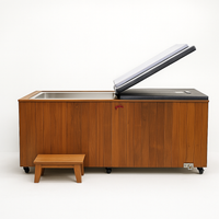 Cedar Cold Plunge Built to Maintain Ice Bath Temperatures, 304 Stainless Steel Basin, Ozone UV Filtration, 1.5 HP Chiller
