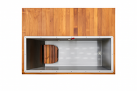 Cedar Cold Plunge Built to Maintain Ice Bath Temperatures, 304 Stainless Steel Basin, Ozone UV Filtration, 1.5 HP Chiller