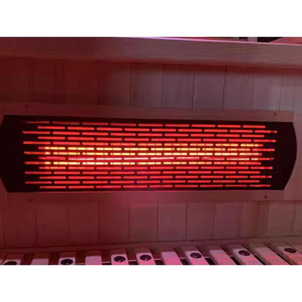 Infrared Sauna Cabin Built for Home Wellness, Multi-Zone Heating, FSC-Certified Hemlock, Digital Control