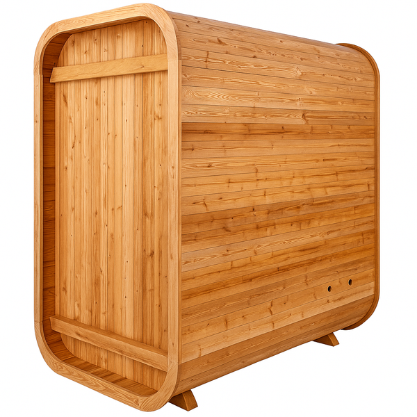 Indoor Sauna Built to Last, Canadian Red Cedar, 6.5kW Electric Heater, Two-Tier Seating, 2-3 Person Capacity